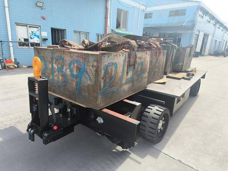 8噸電動(dòng)平板拖車(chē) 自走式工具拖車(chē)