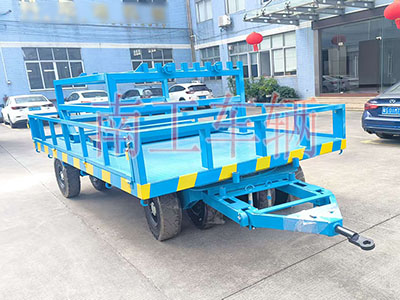 15噸牽引平板拖車護欄型工具拖車I.jpg